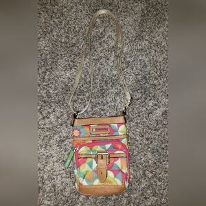 Lily Bloom| Colorful Geometric Pattern Crossbody Bag